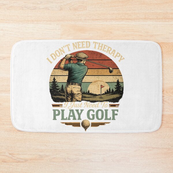 Item preview, I Don’t Need Therapy I Just Need To Play Golf Retro Vintage Golfer Funny Golf Lover Tee designed and sold by Wear Sculpt.