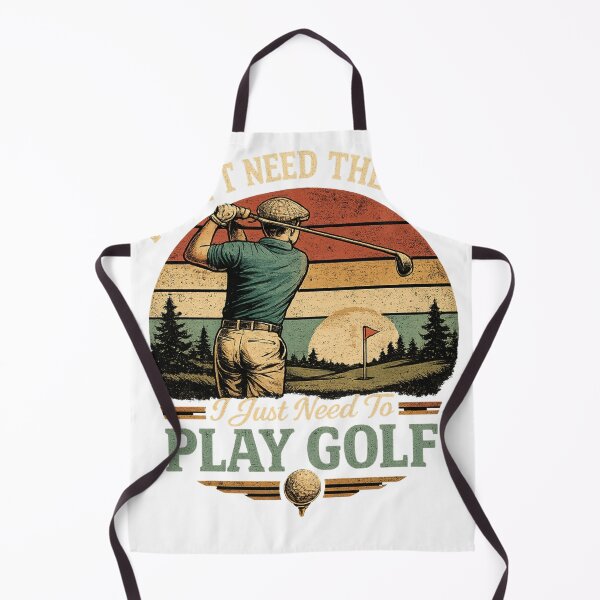 Item preview, I Don’t Need Therapy I Just Need To Play Golf Retro Vintage Golfer Funny Golf Lover Tee designed and sold by Wear Sculpt.