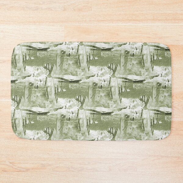 Item preview, Monochromatic Painterly Abstract in Green designed and sold by Artistestella.