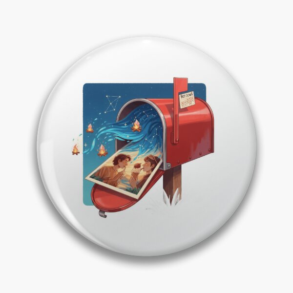 Item preview, Red Mailbox Night Sky Portal designed and sold by AbanoubStore.