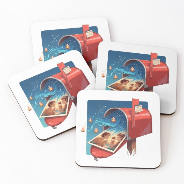 Item preview, Red Mailbox Night Sky Portal designed and sold by AbanoubStore.