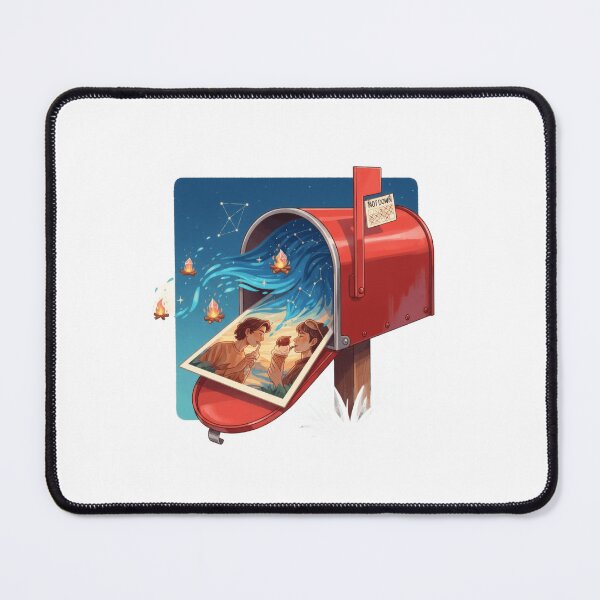 Item preview, Red Mailbox Night Sky Portal designed and sold by AbanoubStore.