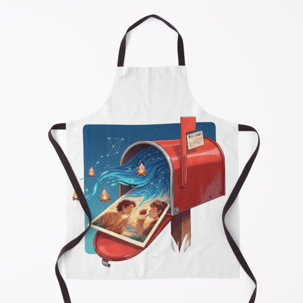Item preview, Red Mailbox Night Sky Portal designed and sold by AbanoubStore.