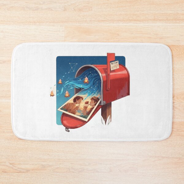 Item preview, Red Mailbox Night Sky Portal designed and sold by AbanoubStore.