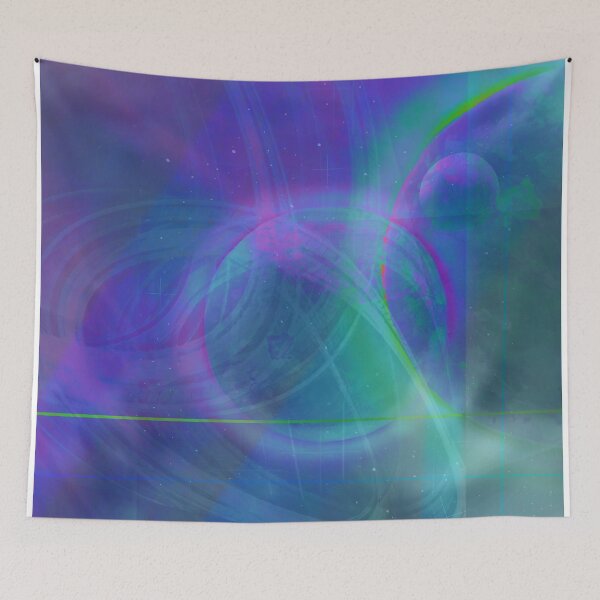Item preview, "What We can Learn: Electric Blue" designed and sold by Spaceart9.
