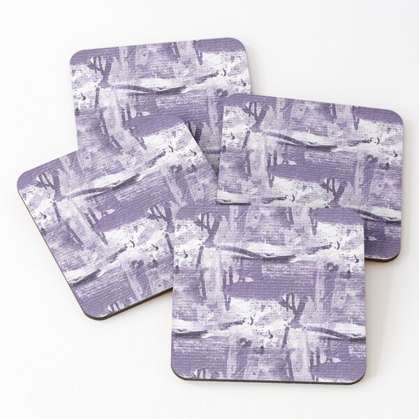 Item preview, Monochromatic Painterly Abstract in Purple designed and sold by Artistestella.