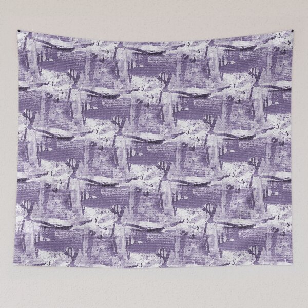 Item preview, Monochromatic Painterly Abstract in Purple designed and sold by Artistestella.