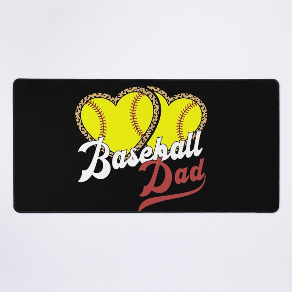 Item preview,  Baseball Softball Dad Leopard Heart Style designed and sold by KIROSALS.