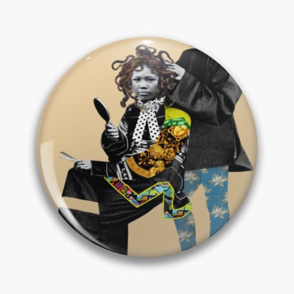 Item preview, Medusa Feminist Dark Aesthetic Surreal Collage – Shades of Culture designed and sold by Leenondesigns.