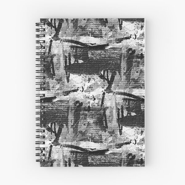 Item preview, Monochromatic Painterly Abstract in Black designed and sold by Artistestella.