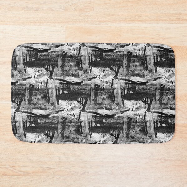 Item preview, Monochromatic Painterly Abstract in Black designed and sold by Artistestella.