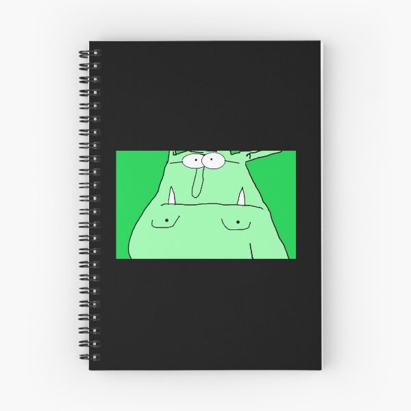 Item preview, Grumpy Green Monster Face Portrait designed and sold by J-Mindful.