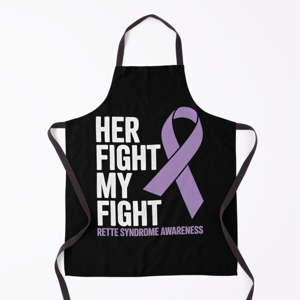 Item preview, Her Fight is My Fight Rett Syndrome Awareness Purple Ribbon designed and sold by fferomananul.