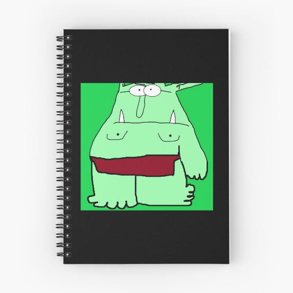 Item preview, Big Green Ogre Full Body Illustration designed and sold by J-Mindful.