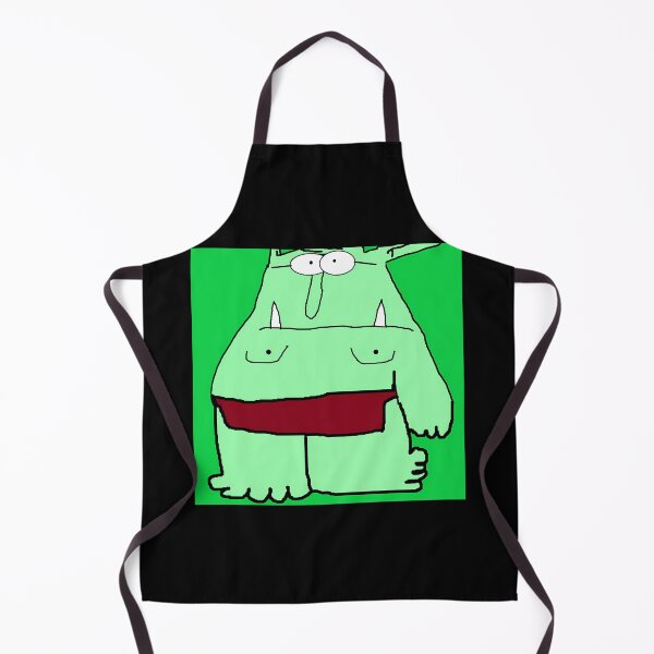 Item preview, Big Green Ogre Full Body Illustration designed and sold by J-Mindful.