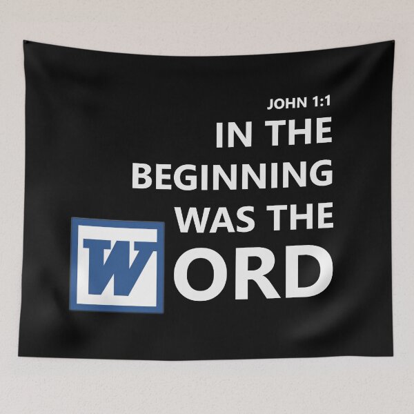 Item preview, In the beginning was the Word 1-1 designed and sold by Warih.