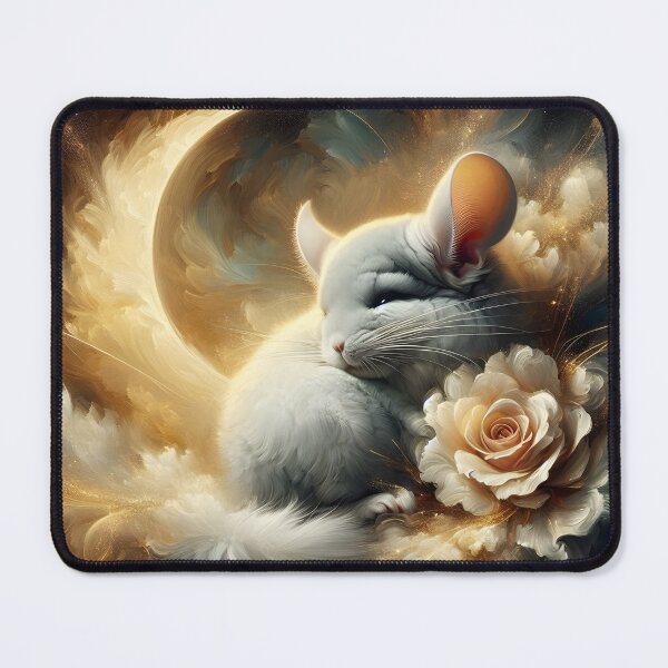 Item preview, Petals and a Chinchilla in Love designed and sold by ki-mer-a.