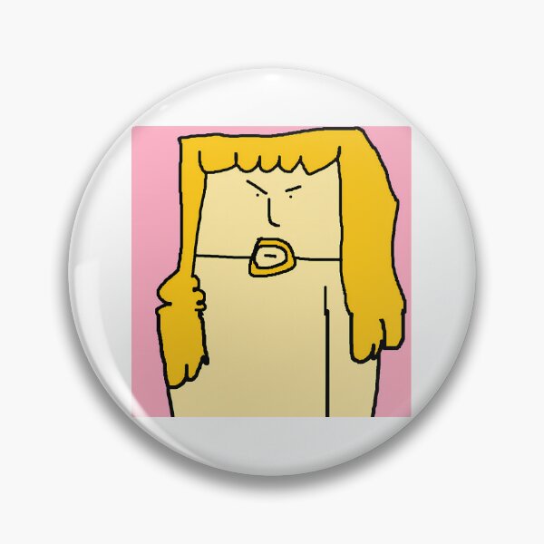 Item preview, Angry Blonde Guy Primitive Art designed and sold by J-Mindful.