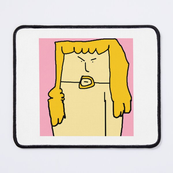 Item preview, Angry Blonde Guy Primitive Art designed and sold by J-Mindful.