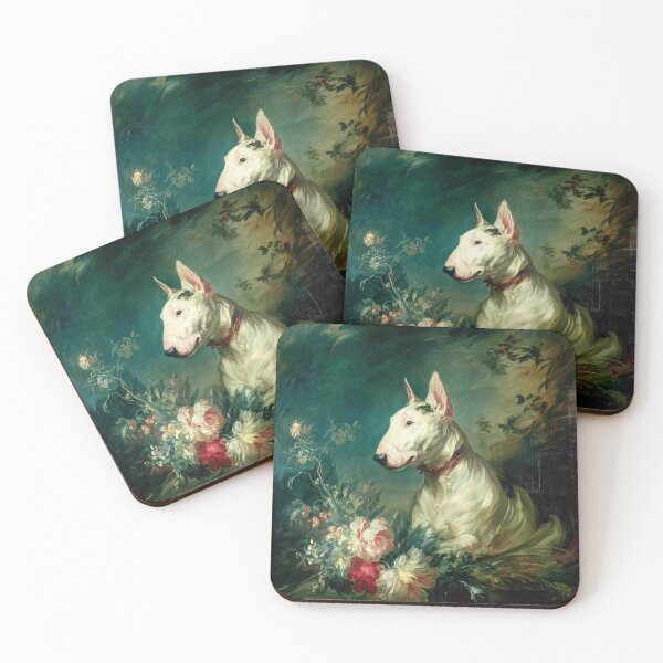 Item preview, Painting of a Bull terrier designed and sold by MendaciousMina.
