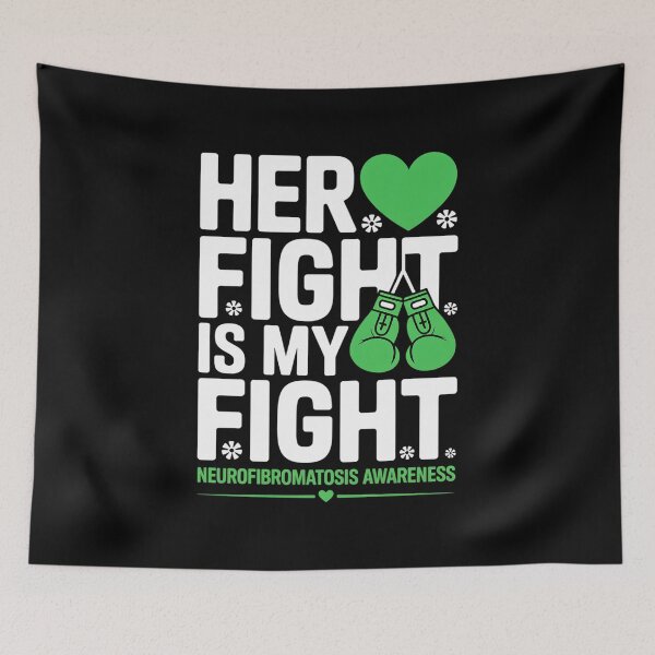 Item preview, Her Fight is My Fight Team Girl Kid Neurofibromatosis Family designed and sold by fferomananul.
