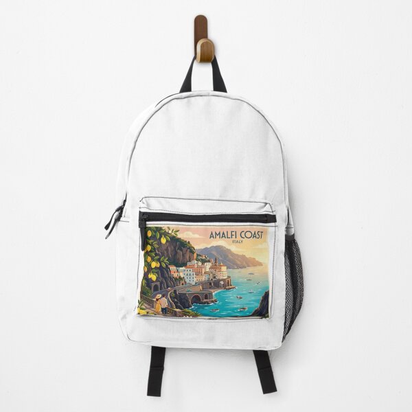 Artikelvorschau, Amalfi Coast Sunset Lemons – Vintage Italy Travel Poster entworfen und verkauft von andres felipe  Guevara Rincon.