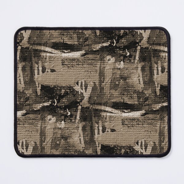 Item preview, Dark Monochromatic Painterly Abstract in Brown designed and sold by Artistestella.