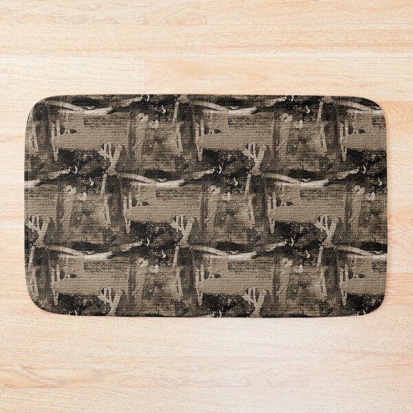 Item preview, Dark Monochromatic Painterly Abstract in Brown designed and sold by Artistestella.