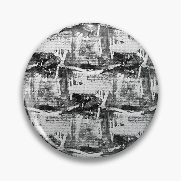 Item preview, Dark Monochromatic Painterly Abstract in White designed and sold by Artistestella.