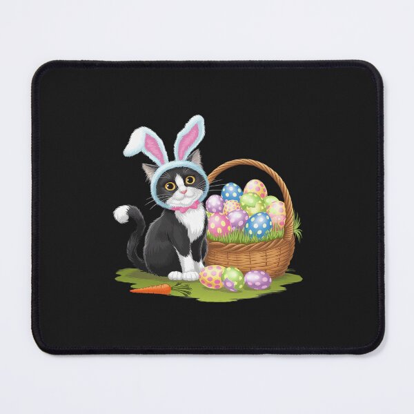 Item preview, Cat Bunny Easter Day Rabbit Ears Egg Basket Stuffers designed and sold by ReefNight.