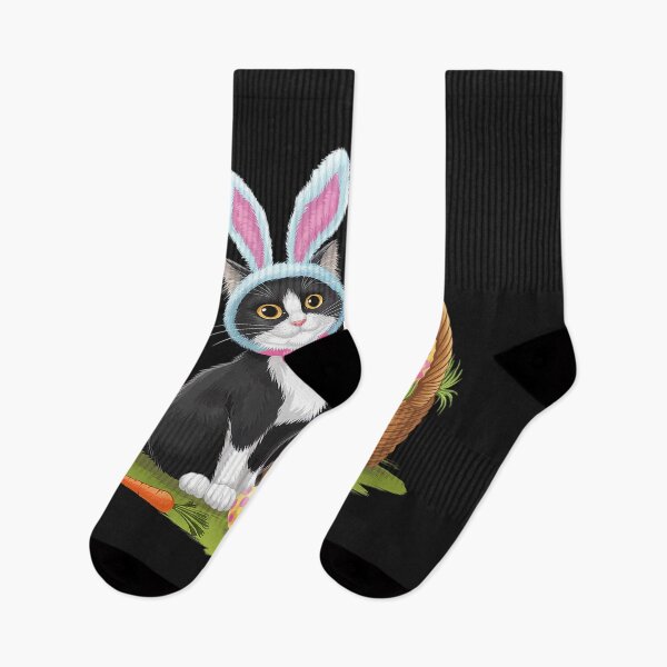 Item preview, Cat Bunny Easter Day Rabbit Ears Egg Basket Stuffers designed and sold by ReefNight.
