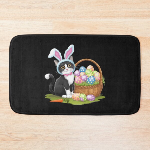 Item preview, Cat Bunny Easter Day Rabbit Ears Egg Basket Stuffers designed and sold by ReefNight.