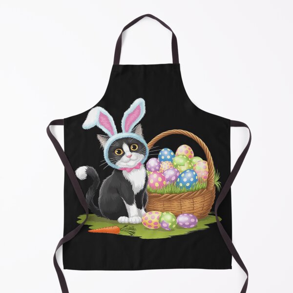 Item preview, Cat Bunny Easter Day Rabbit Ears Egg Basket Stuffers designed and sold by ReefNight.