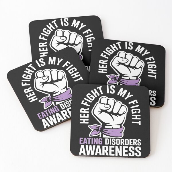 Item preview, Her Fight Is My Fight, Anorexia Nervosa Fighter and Support designed and sold by fferomananul.