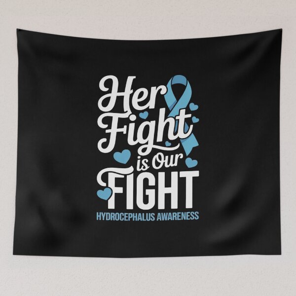 Item preview, Her Fight Is Our Fight Daughter Hydrocephalus Awareness designed and sold by fferomananul.