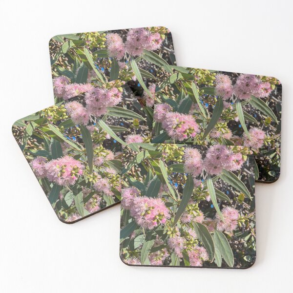 Item preview, Pink Flowering Gum Blossoms Australian Native Eucalyptus Floral Photography designed and sold by Be Captured by Brittany Emma.