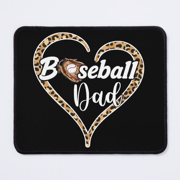 Item preview, Baseball Dad Leopard Heart Design designed and sold by KIROSALS.