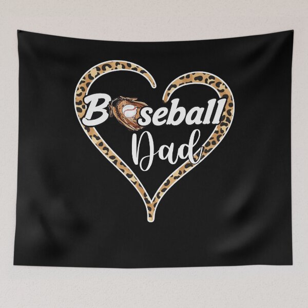 Item preview, Baseball Dad Leopard Heart Design designed and sold by KIROSALS.