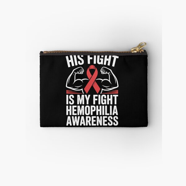 Item preview, His Fight is My Fight Hemophilia Awareness Month Red Ribbon designed and sold by fferomananul.
