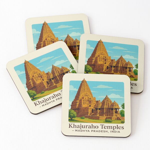 Item preview, Khajuraho Temples - Madhya Pradesh, India designed and sold by Myra365Art.