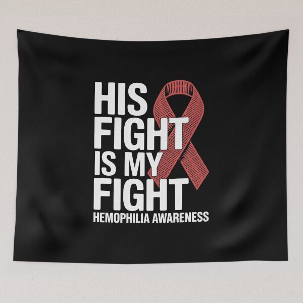 Item preview, His Fight Is My Fight Hemophilia Awareness designed and sold by fferomananul.