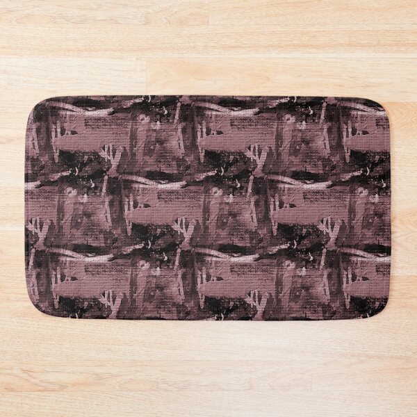 Item preview, Dark Monochromatic Painterly Abstract in Maroon designed and sold by Artistestella.