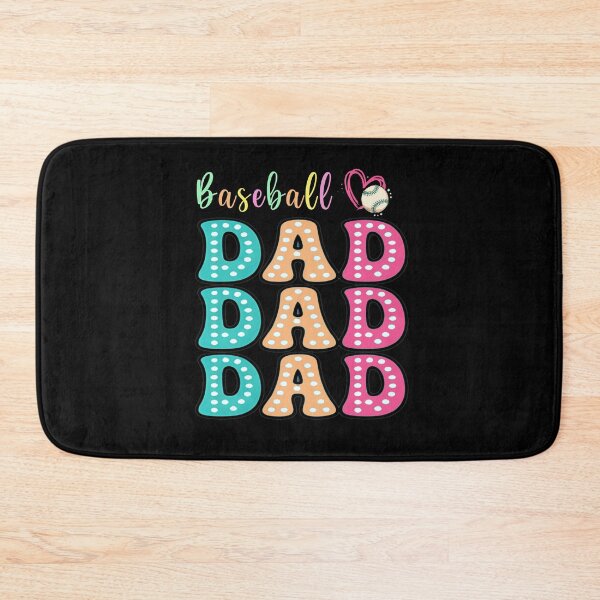Item preview, Baseball Dad Colorful Polka Dot Retro Style designed and sold by KIROSALS.