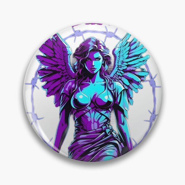 Item preview, Cyberpunk Angel Aesthetic - Angelic Desire Streetwear designed and sold by KS Stamped.