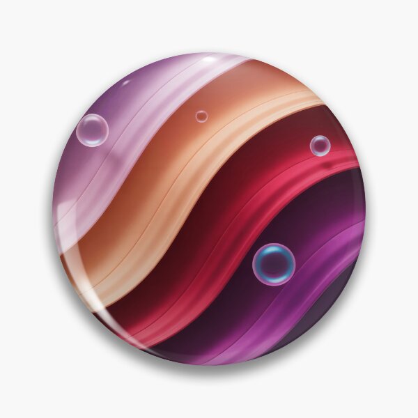 Item preview, Silk Waves Pastel Neon Bubbles designed and sold by AbanoubStore.