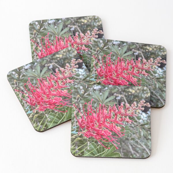 Item preview, Red Grevillea Flower Australian Native Botanical Photography designed and sold by Be Captured by Brittany Emma.