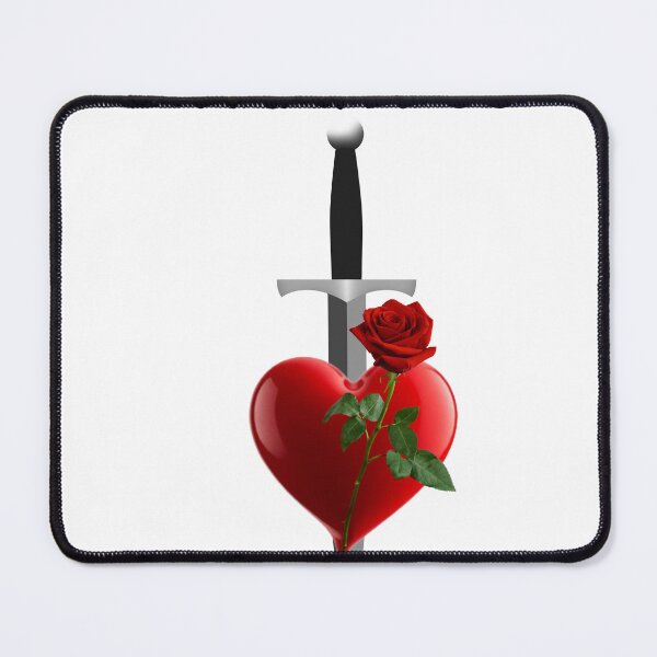 Item preview, Heartless Dagger Heart Shirt – Gothic Rose Broken Love Streetwear Design designed and sold by THEPLUGceoMERCH.