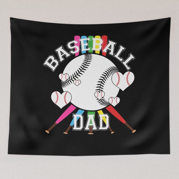 Item preview, Baseball Dad Colorful Bat Design designed and sold by KIROSALS.