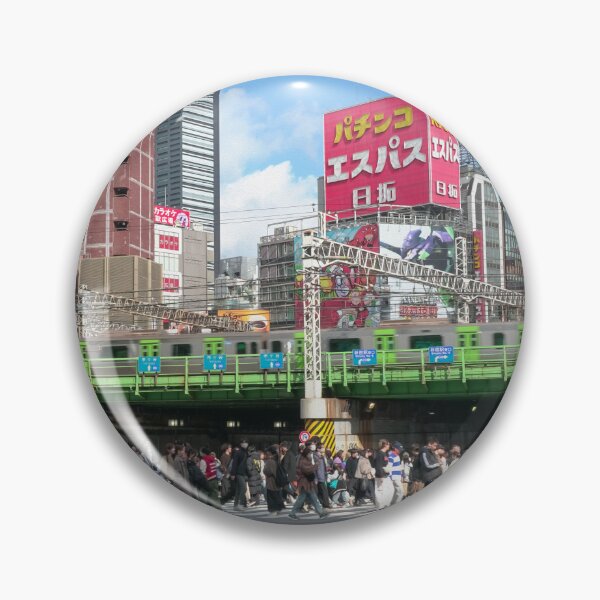 Item preview, Busy street in Shinjuku Tokyo Japan designed and sold by sinseeho.