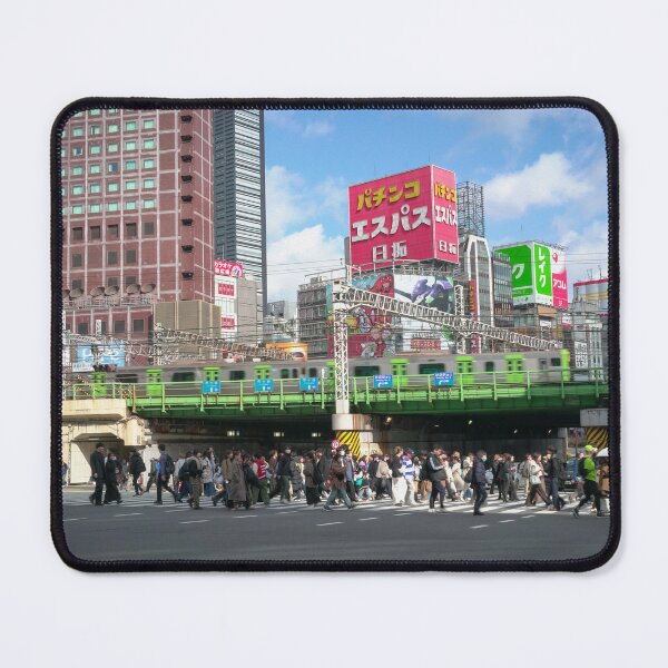 Item preview, Busy street in Shinjuku Tokyo Japan designed and sold by sinseeho.